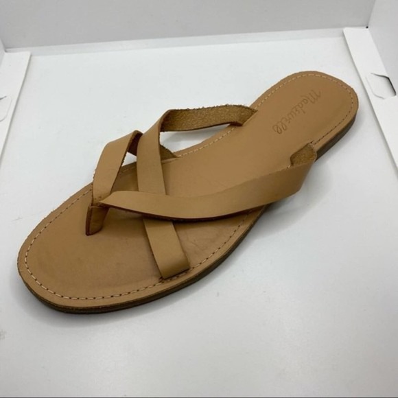Madewell The Boardwalk Leather Thong Sandals 7.5 - Picture 3 of 6